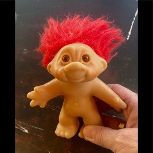 Vintage/retro (1986) red haired DAM TROLL